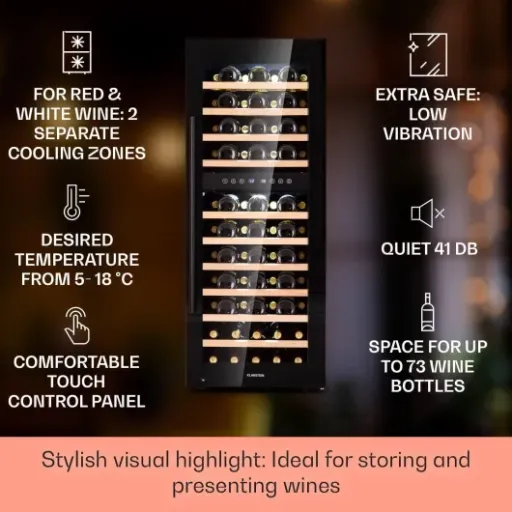 KLARSTEIN Barossa 73 Review: a stylish dual-zone wine fridge with some annoying compromises