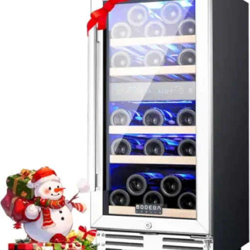 BODEGA 15" Dual Zone Wine Fridge Review: compact 30-bottle cooler for built-in or freestanding use