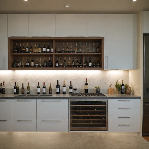Maximizing Space with an Under-Cabinet Wine Rack