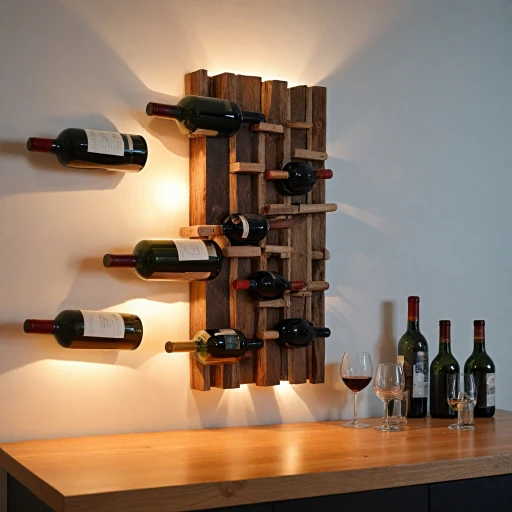 Enhance Your Space with a Stylish Wine Bottle Wall Rack