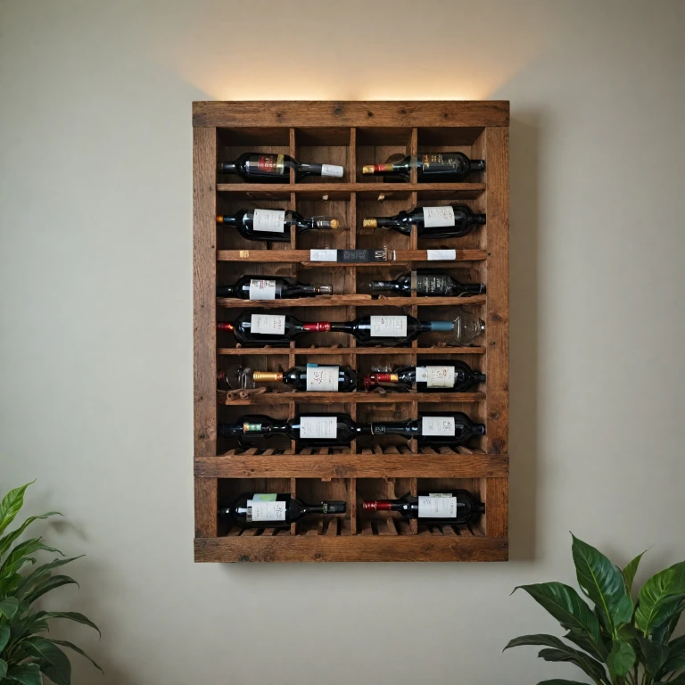 Enhancing Your Space with a Wooden Wall Wine Rack