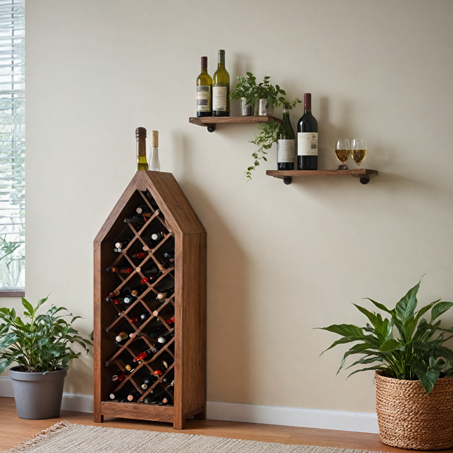 Enhance Your Space with Stylish Wall-Mounted Wine Bottle Holders