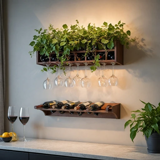 Enhance Your Space with a Stylish Wall-Mounted Wine Glass Rack