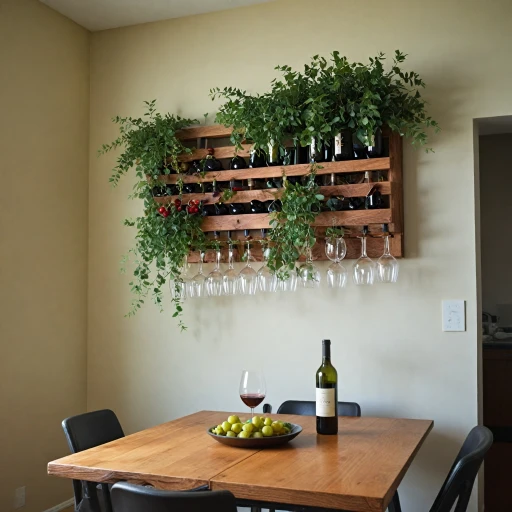 Enhance Your Space with a Stylish Wall-Mounted Wine Glass Rack