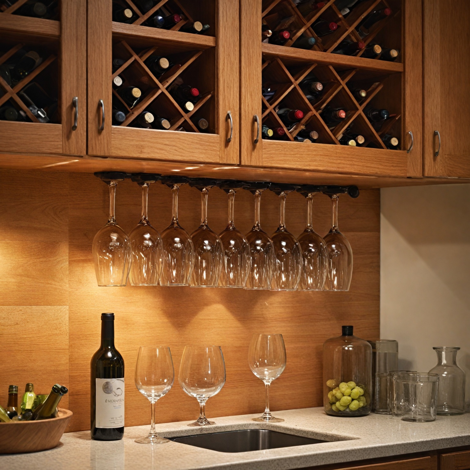 Enhance Your Wine Experience with an Under-Cabinet Wine Glass Rack