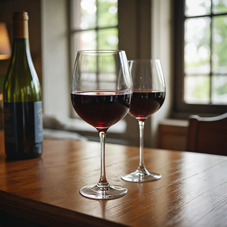 The Elegance of a Burgundy Wine Glass