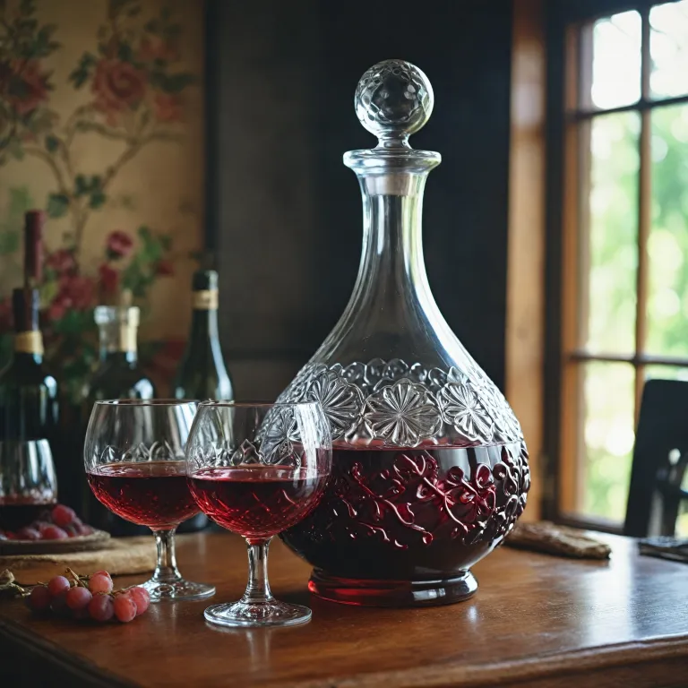 Exploring the Charm of a Vintage Wine Decanter with an Ice Chamber