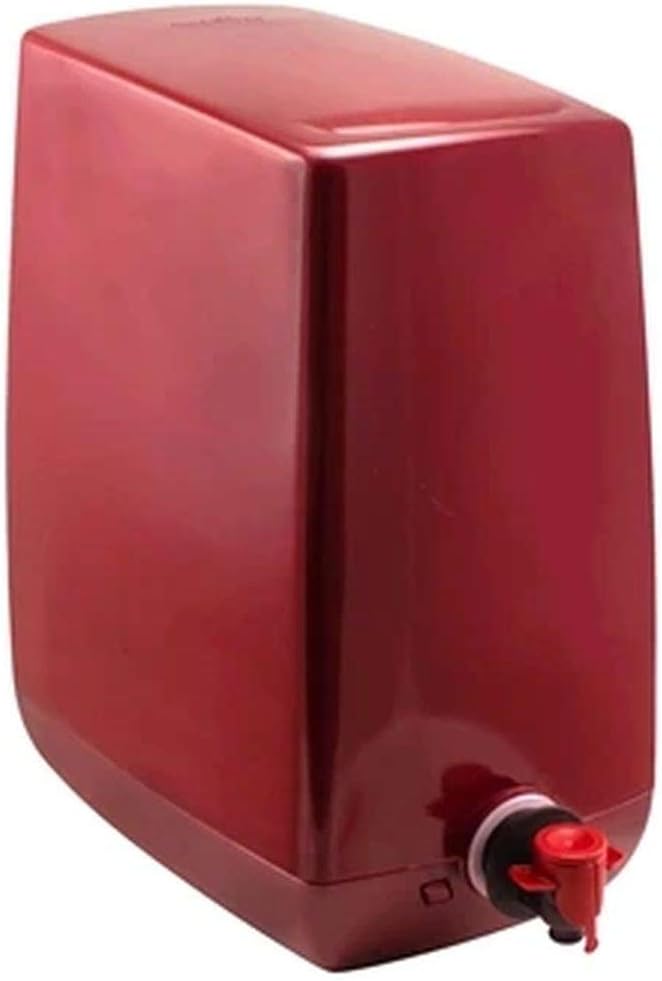 APour Wine Chiller Bag Dispensing System Replaces Wine In box - Decorative Box Wine Dispenser Cocktail Beverage Dispenser Wine Storage Holder for Kitchen Bar Countertop Fridge Wine Party… (Grape)