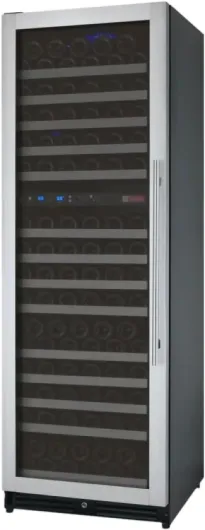Wine Refrigerator, 172 Bottle, Stainless Steel Left Hinge