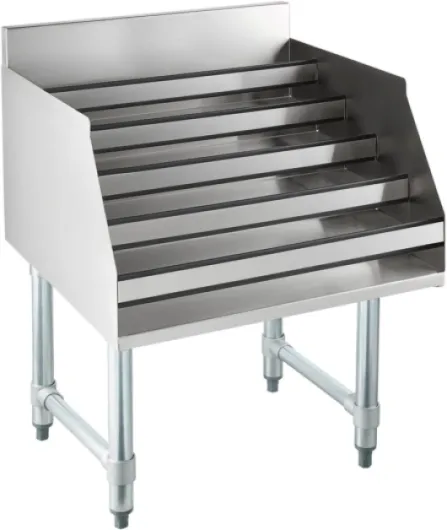 24 x 23 Inch Liquor Bottle Display Shelf 5-Tier Stainless Steel Liquor Display Rack Wine Bottle Holder Rack Storage Stand for Home Party Bar Liquor Cabinet Bar Cabinet Liquor Dispenser