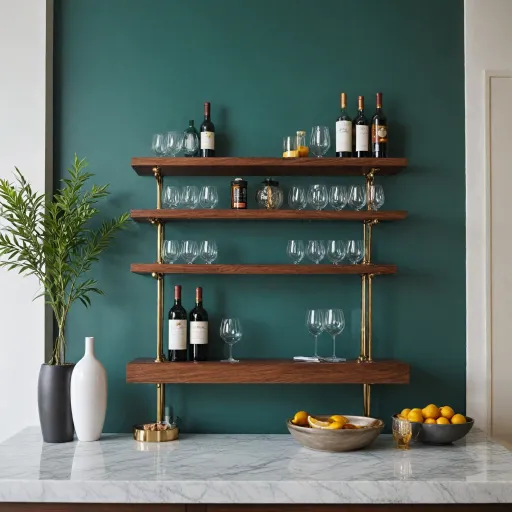 Elegant glass and wine holder ideas for a refined home bar