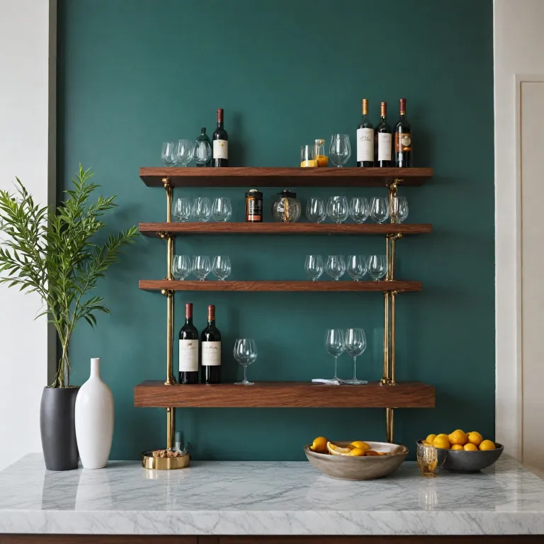Elegant glass and wine holder ideas for a refined home bar