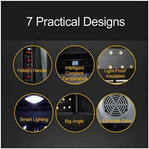 Electronic Wine Cooler 8-Bottle Review: a compact wine fridge that does the basics (and not much more)