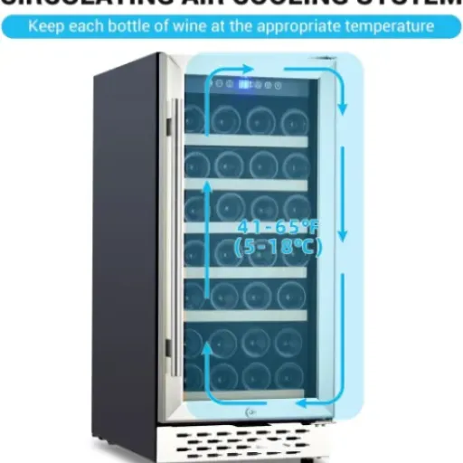 DYTesa 15" Wine Cooler Review: a compact dual-zone fridge that mostly gets the job done