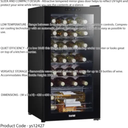 Loops 28 Bottle Wine Cooler Review: compact fridge that keeps your bottles at the right temp (mostly)
