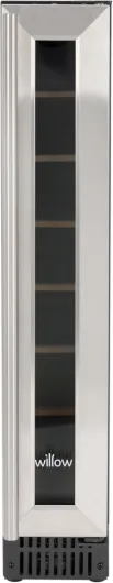 W15WCSS 20L Under Counter Wine Fridge/Wine Cooler, 4* Rating, Digital Display with Touch Control, Ventilated Cooling, 2 Years Warranty - Stainless Steel