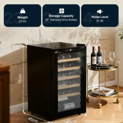 Upstreman W24 Wine Cooler Review: a compact 24-bottle fridge that does the job (if you can live with a basic manual)