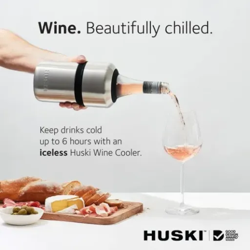 Huski Wine Cooler Review: the no-ice chiller that actually keeps your bottle drinkable for hours