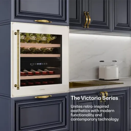Klarstein Vinsider Victoria 36 Review: a retro-looking dual-zone wine fridge that just does its job