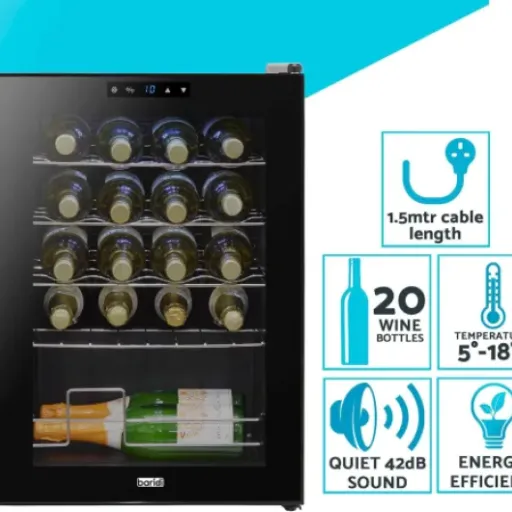 Dellonda Baridi 20 Bottle Wine Cooler Review: a compact fridge that does the job (with a few quirks)