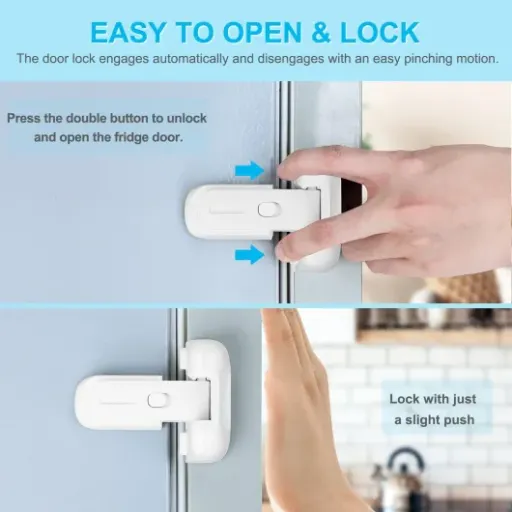 CLYMENE Fridge & Freezer Lock Review: cheap way to stop kids and guests leaving the door open