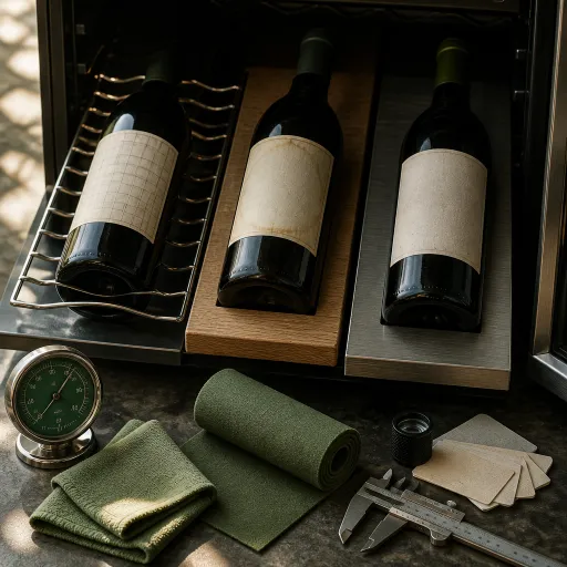 Wire, wood, or stainless steel: what wine cooler shelving does to your labels after a year