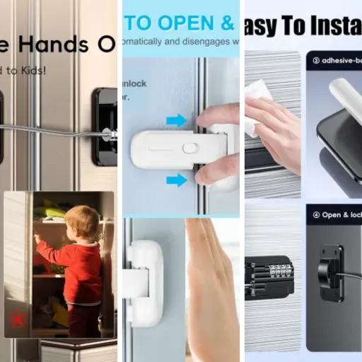 Top Wine cooler door locks